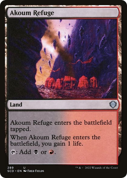 Akoum Refuge, Starter Commander Decks 289