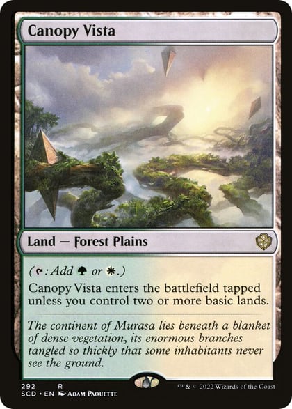 Canopy Vista, Starter Commander Decks 292