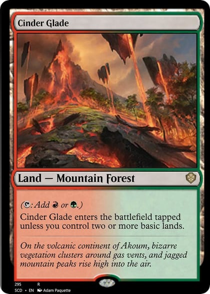 Cinder Glade, Starter Commander Decks 295