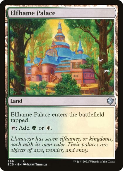 Elfhame Palace, Starter Commander Decks 299