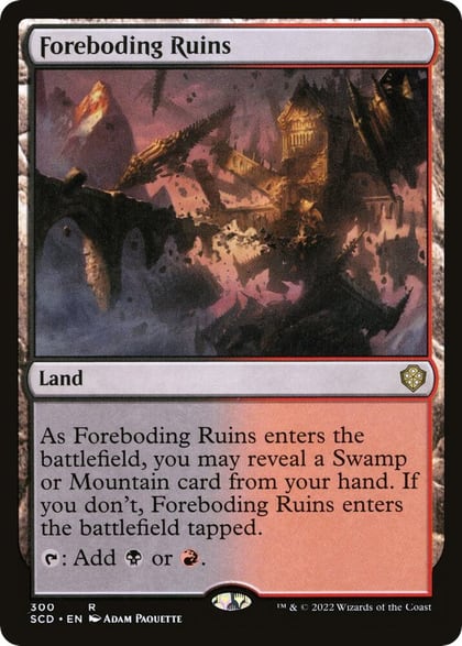 Foreboding Ruins, Starter Commander Decks 300