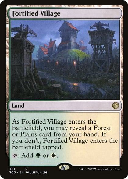 Fortified Village, Starter Commander Decks 301