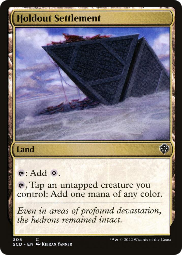 Holdout Settlement, Starter Commander Decks 305
