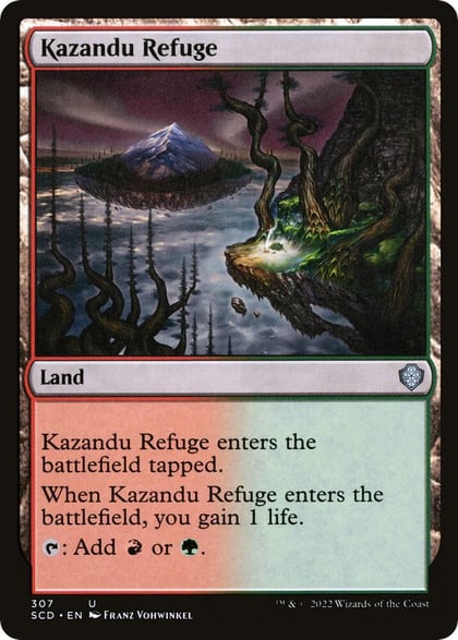Kazandu Refuge, Starter Commander Decks 307