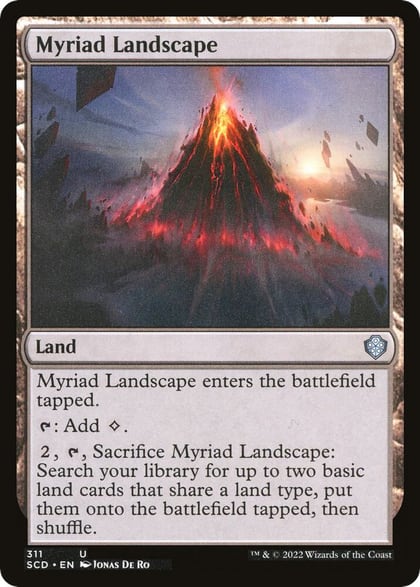 Myriad Landscape, Starter Commander Decks 311