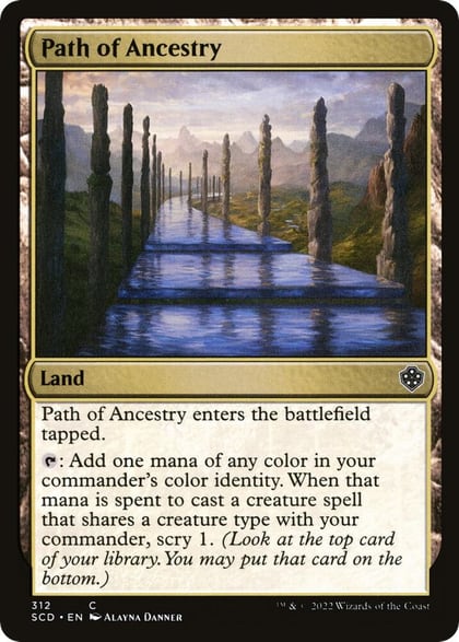 Path of Ancestry, Starter Commander Decks 312