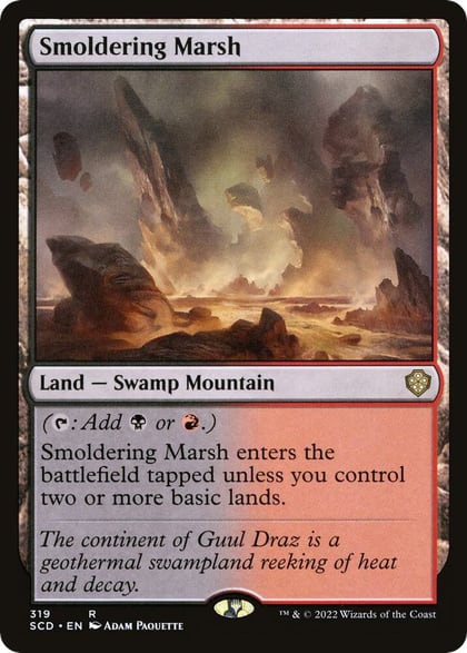Smoldering Marsh, Starter Commander Decks 319