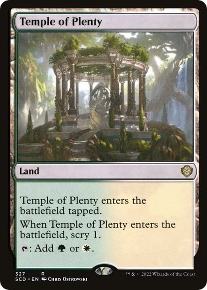 Temple of Plenty, Starter Commander Decks 327
