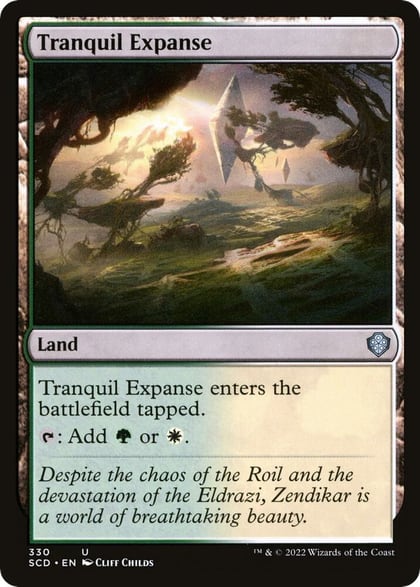 Tranquil Expanse, Starter Commander Decks 330