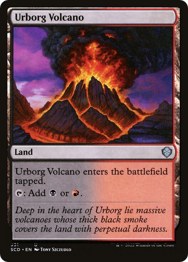 Urborg Volcano, Starter Commander Decks 331