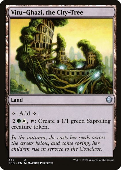 Vitu-Ghazi, the City-Tree, Starter Commander Decks 332