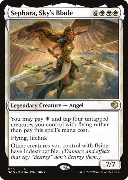 Sephara, Sky's Blade, Starter Commander Decks 33