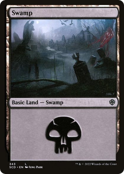 Swamp (343), Starter Commander Decks 343
