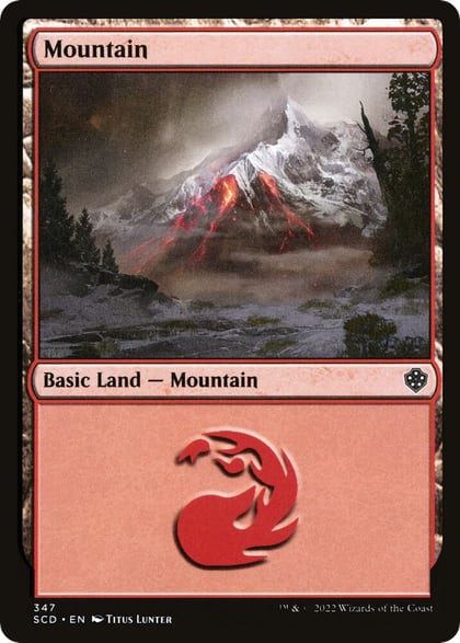 Mountain (347), Starter Commander Decks 347