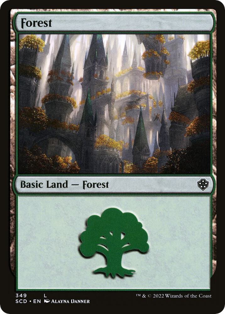 Forest (349), Starter Commander Decks 349