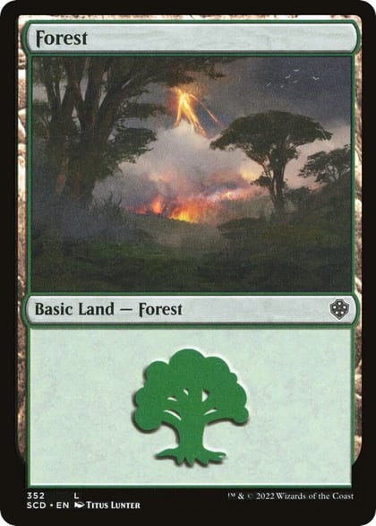 Forest (352), Starter Commander Decks 352