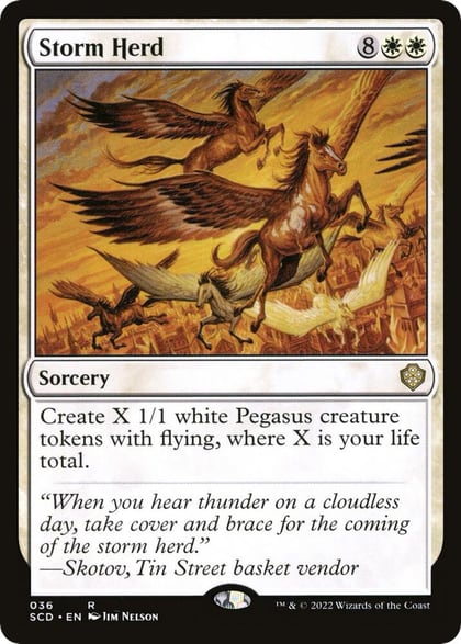 Storm Herd, Starter Commander Decks 36