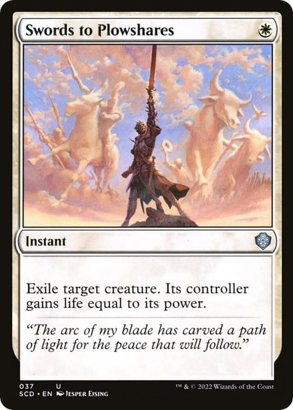 Swords to Plowshares, Starter Commander Decks 37