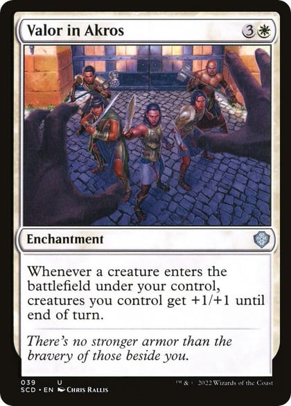 Valor in Akros, Starter Commander Decks 39
