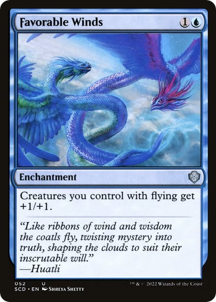 Favorable Winds, Starter Commander Decks 52