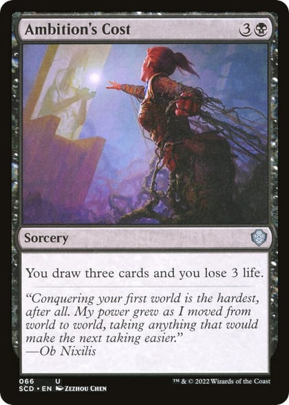 Ambition's Cost, Starter Commander Decks 66