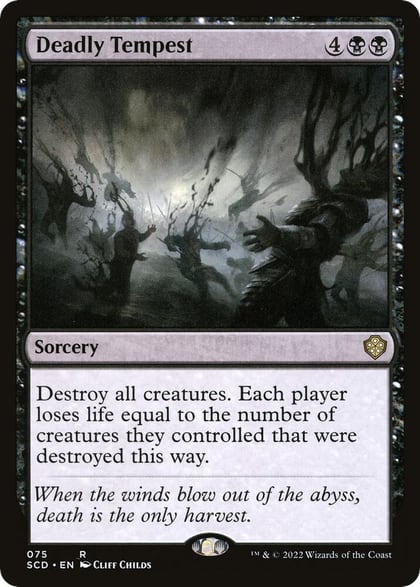 Deadly Tempest, Starter Commander Decks 75