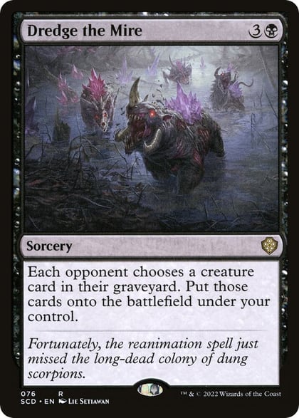 Dredge the Mire, Starter Commander Decks 76