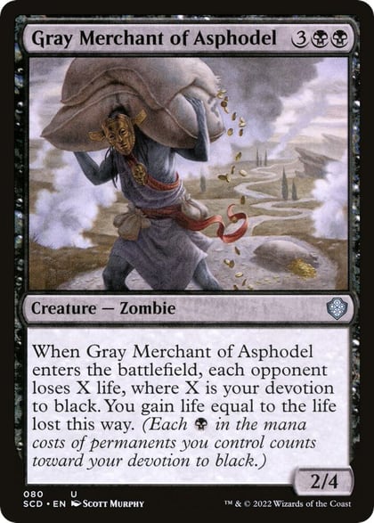 Gray Merchant of Asphodel, Starter Commander Decks 80