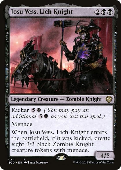 Josu Vess, Lich Knight, Starter Commander Decks 82