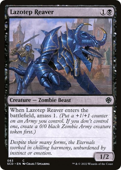 Lazotep Reaver, Starter Commander Decks 83