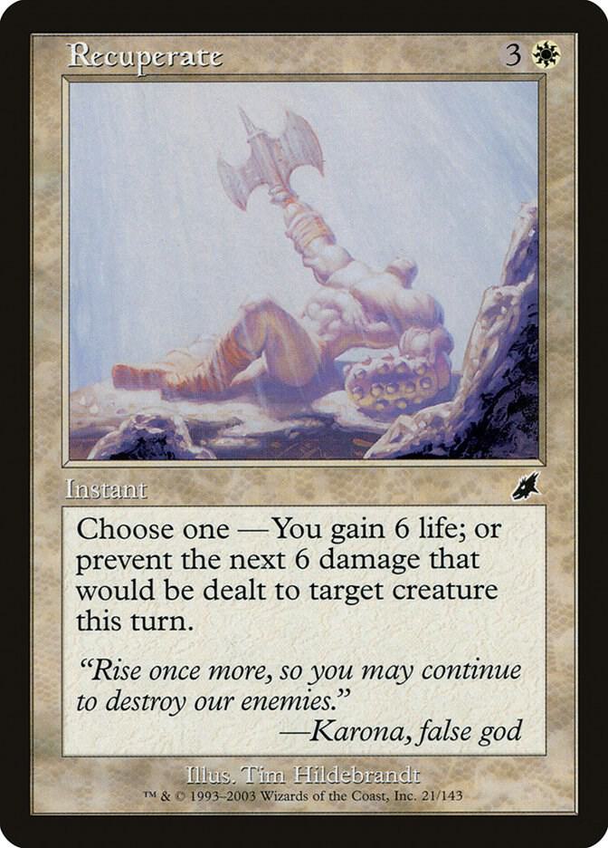 Recuperate, Scourge 21