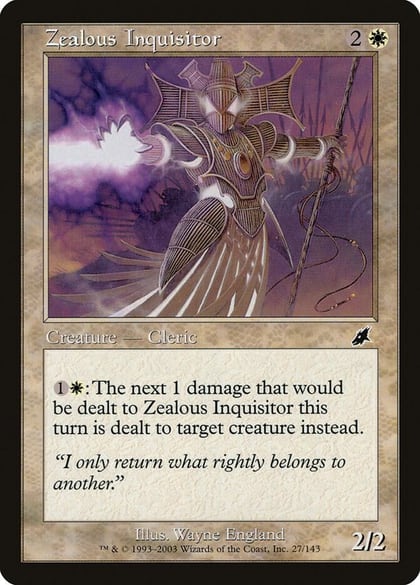 Zealous Inquisitor, Scourge 27