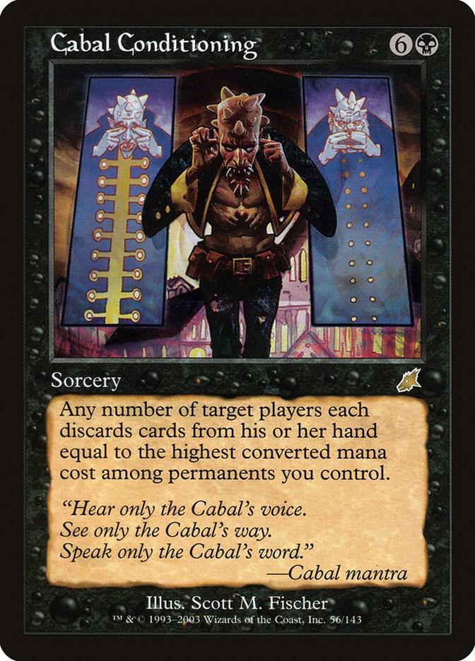 Cabal Conditioning, Scourge 56