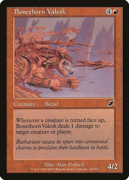 Bonethorn Valesk, Scourge 82