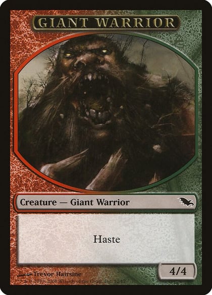 Giant Warrior Token, Shadowmoor 10
