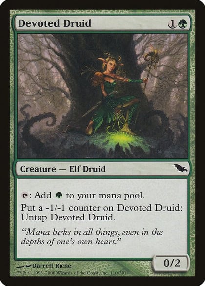 Devoted Druid, Shadowmoor 110