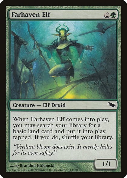 Farhaven Elf, Shadowmoor 113