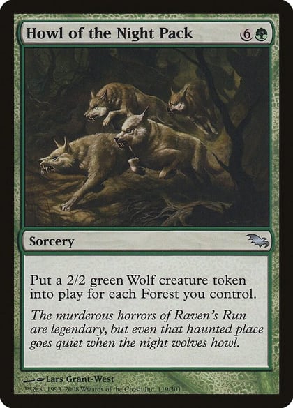 Howl of the Night Pack, Shadowmoor 119
