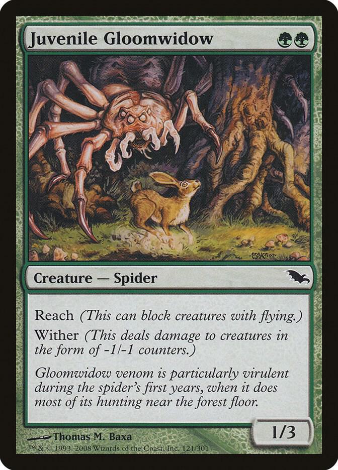 Juvenile Gloomwidow, Shadowmoor 121