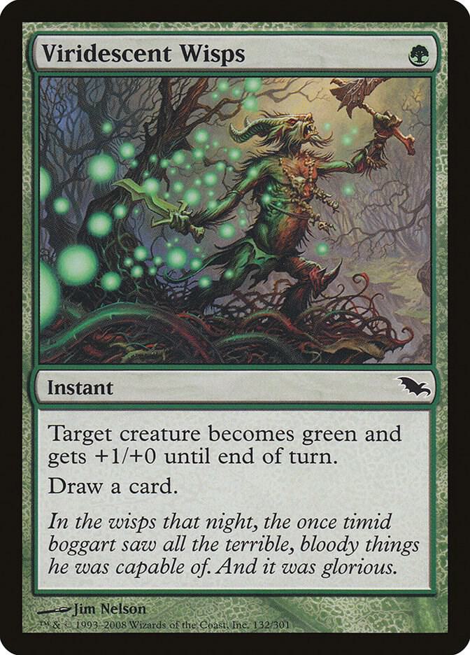 Viridescent Wisps, Shadowmoor 132