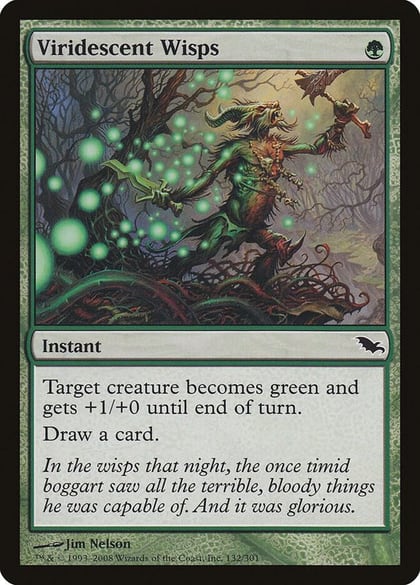 Viridescent Wisps, Shadowmoor 132