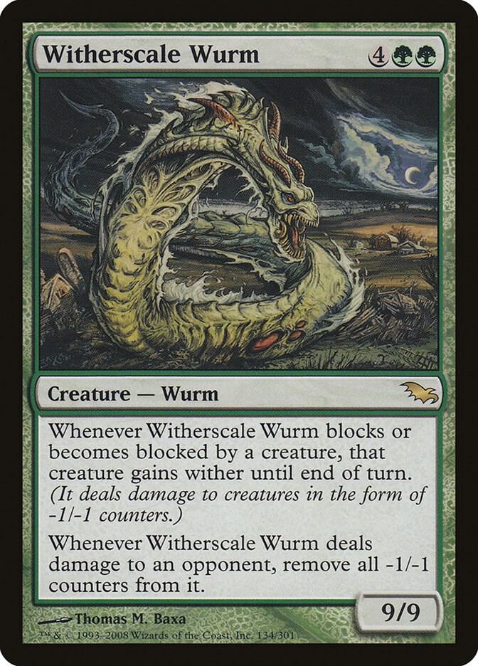 Witherscale Wurm, Shadowmoor 134
