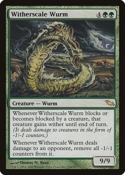 Witherscale Wurm, Shadowmoor 134