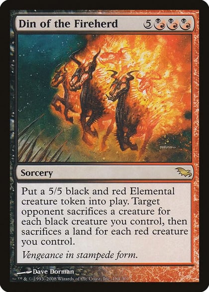 Din of the Fireherd, Shadowmoor 184