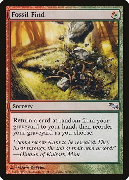 Fossil Find, Shadowmoor 206