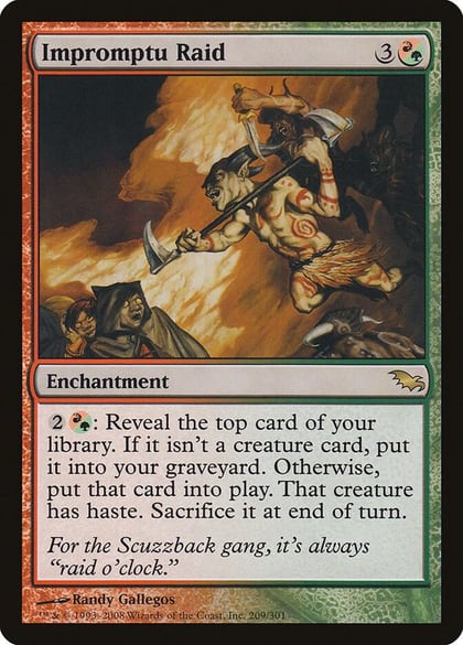 Impromptu Raid, Shadowmoor 209