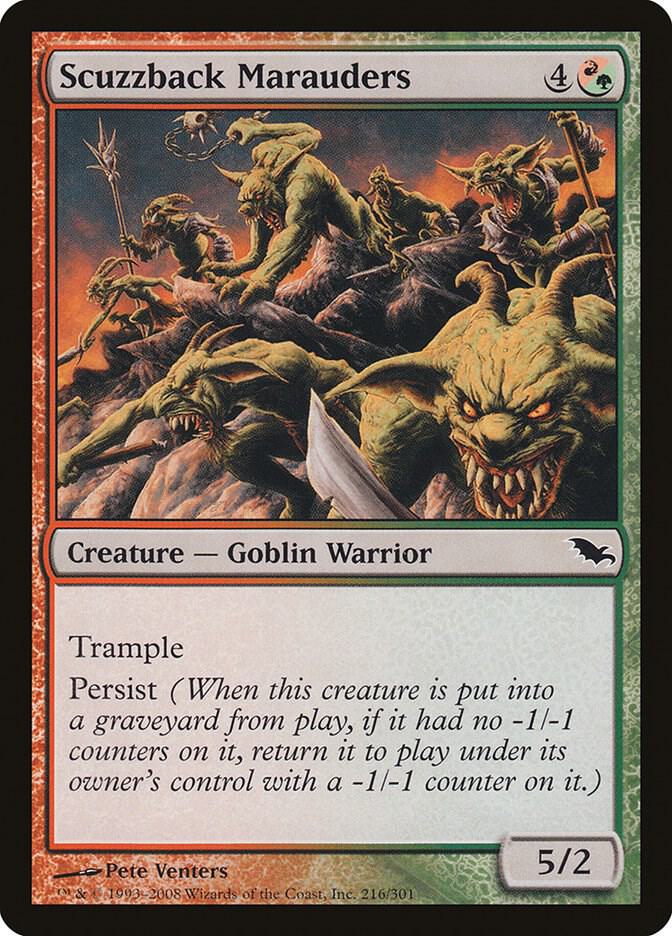 Scuzzback Marauders, Shadowmoor 216
