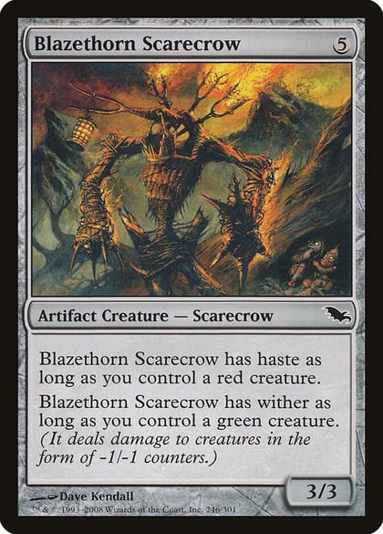Blazethorn Scarecrow, Shadowmoor 246