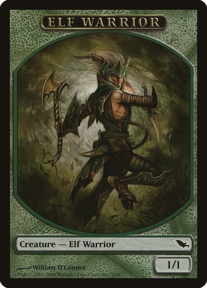 Elf Warrior Token (5), Shadowmoor 5