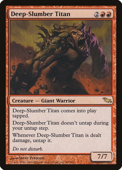 Deep-Slumber Titan, Shadowmoor 89